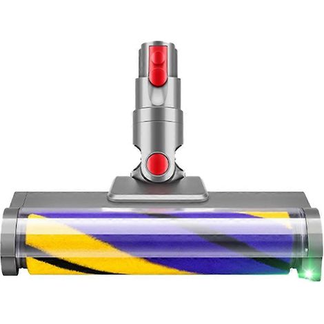 Tête de rechange pour aspirateur V10 Slim/V12 Slim, pièce détachée pour aspirateur : brosse douce avec voyant LED vert (1/5)