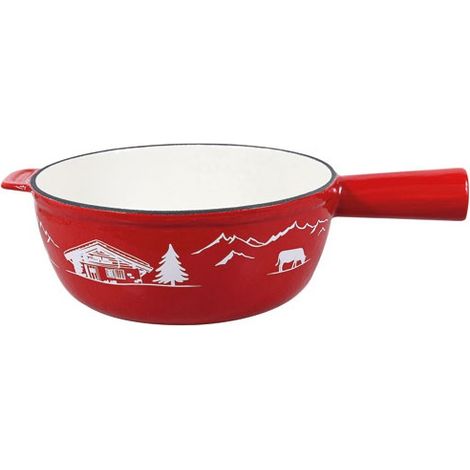 Table-et-Cook Sartén Savoyarde Roja 24 cm Fundición Esmaltada