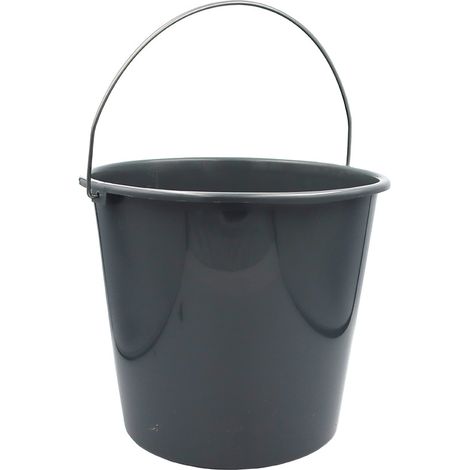 Haushaltseimer mit Metallbügel anthrazit 10 Liter HEM10A (1/5)