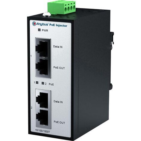 Injecteur PoE Anybus AWB4006 AWB4006 RJ-45 12 V/DC, 24 V/DC, 36 V/DC, 48 V/DC, 57 V/DC 1 pc(s) X464161 (1/5)