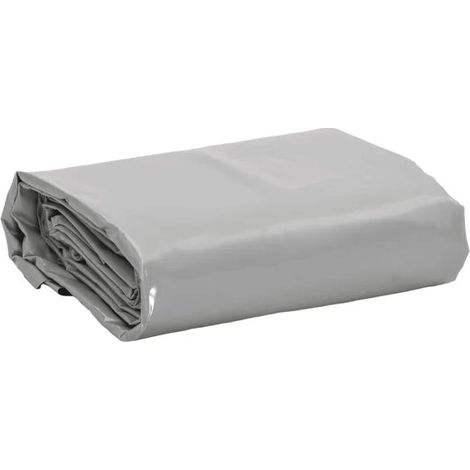 Bâche grise imperméable, 2 x 3 mètres, 650 g/m² (1/5)