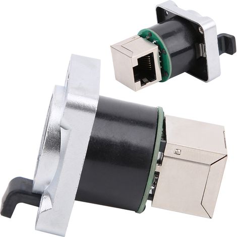 Connecteur RJ45 coudé, étanche, isolateur circulaire en PA, connecteur aéronautique YTRJ45 (1/5)
