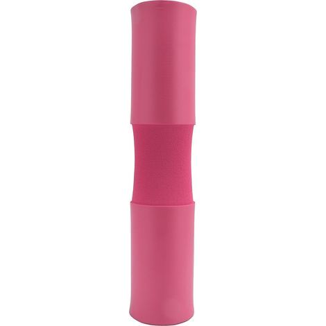 Coussin de protection du cou et des épaules en mousse NBR, antidérapant, aspect mat, absorbant la sueur, coussin de barre de levage de poids, haltère Squat rose (1/5)
