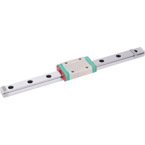Guide linéaire miniature à bloc élargi, curseur coulissant sur rail pour industrie automatisée MGN12H-200-1R
