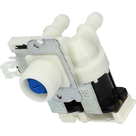Ersatzteil - Magnetventil doppelt, original -  - WHIRLPOOL, BAUKNECHT, BOSCH, IGNIS, LADEN, SIEMENS, INDESIT, ARISTON HOTPOINT, CONSTRUCTA, PITSOS, PRIVILEG, TEGRAN