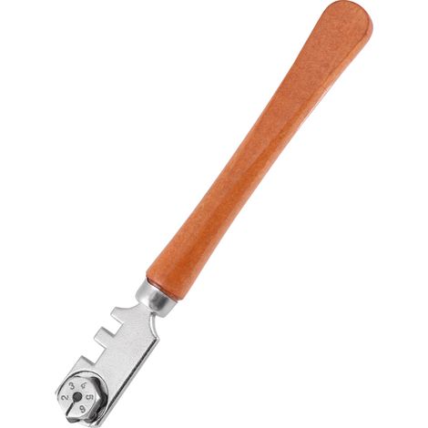 Kit d'outils de découpe professionnel à six roues de 130 mm avec manche en bois (1/5)