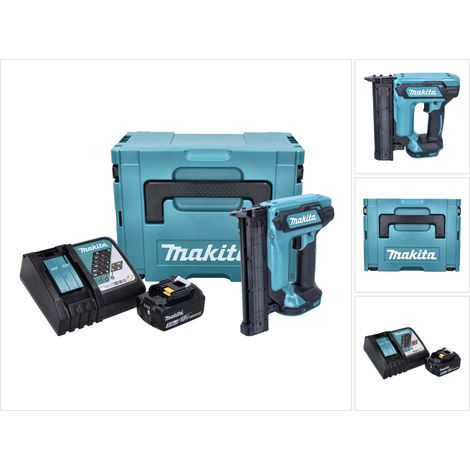 Makita DFN 350 RT1J chiodatrice verticale a batteria 18 V 15 - 35 mm + 1x batteria ricaricabile 5,0 Ah + caricatore + Makpac (1/5)