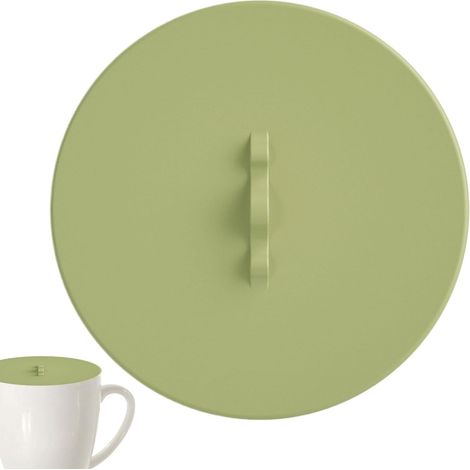 Couvercle de tasse anti-poussière, couvercle de tasse à café, couvercle de tasse à thé, couvercle de protection contre les moustiques, couvercle anti-poussière de tasse, couvercles de couvercle en sil (1/5)