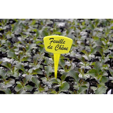NORTENE 5 étiquettes à planter Label 25 - Jaune - 25cm