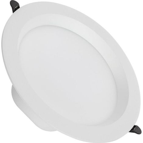 Downlight LED 24W Rond LUX CRI90 Coupe Ø 200 mm IP44 No Flicker 2700K Blanc chaud (1/4)