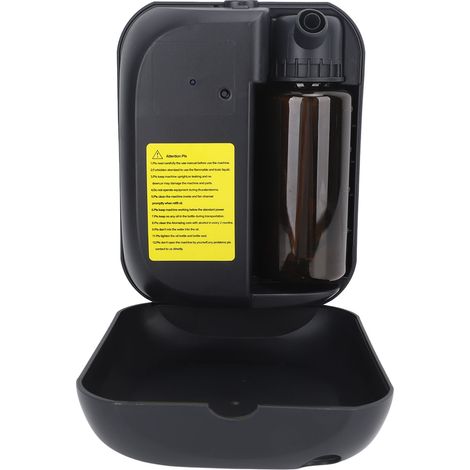 Diffuseur d'huiles essentielles à haut rendement et sûr pour aromathérapie, idéal pour les grandes pièces, la maison, l'hôtel ou le spa. 100-240 V, noir, prise européenne.