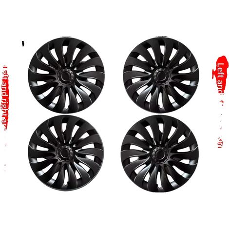 Embellecedor de rueda, diseño protector, compatible con Model 3, negro mate 2, Tesla Model 3-a, Highland 2024-a (1/2)