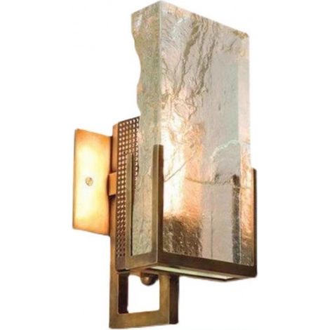 Maramo – Wandleuchte 30 cm, 1xE14 Gold, Metall + Glas (1/3)