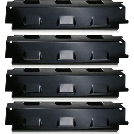 37cm Plaque Chaleur Barbecue pour Enders Boston 3k Turbo, Barbecook, pour Outdoorchef-Perth, Uniflame 750, Tenneker TG4, Pièces de Rechange de Couverture de Brûleur, Lot de 4