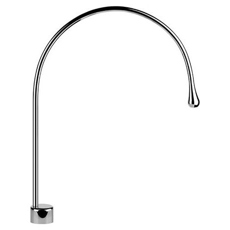 Gessi Goccia bec de lavabo sur colonne, sans vidage, saillie 387