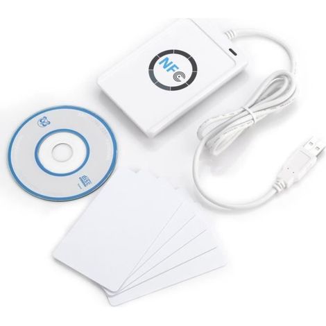 NFC ACR122U RFID à puce sans contact Lecteur & Graveur / USB+SDK+ 5X Mifare IC carte (1/4)