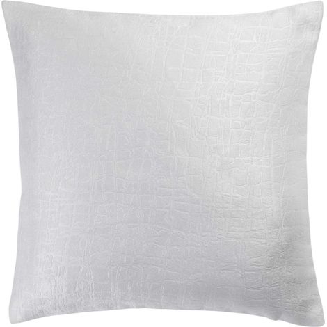 Housse de Coussin Occultant Velours Opacia Blanc