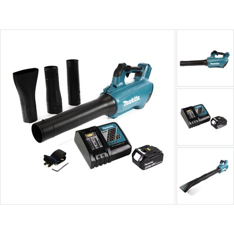 Makita DUB 184 RM1 Akku Gebläse 18 V Brushless + 1x Akku 4,0 Ah + Ladegerät