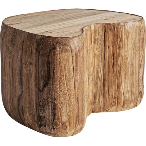 Table basse en bois de chemin de fer style rustique brun clair - Brun clair bois naturel (1/5)