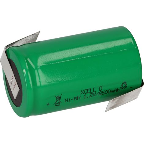 XCell Mono Akku Flattop Ni-MH 1,2V 8500mAh Z Lötfahne (1/5)