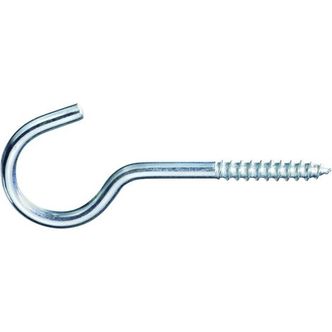 HSI Schraubhaken, gebogen Art.11, Eisen, verzinkt, 2,9x 40 mm, 8 STK (1/2)