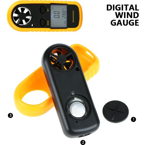 Anémomètre numérique portable miniature GM816 (1/4)