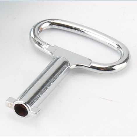 6 pièces Clé Vanne Eau Aluminium Outil Utilitaire Robuste pour Armoires Électriques Compteurs Eau et Boîtes de Distribution Clé Passe Coffret Polyvalente