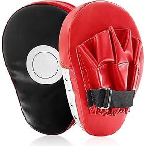 1 paire de gants de frappe de boxe, protège-mains en polyuréthane, coussins de frappe, coussins de boxe pour l'entraînement aux arts martiaux, Muay Thaï, Karaté, Taekwondo et exercices de fitness