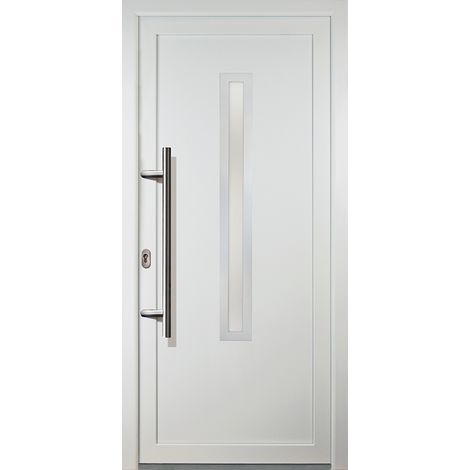 Puertas de casa clásico modelo 70, dentro: blanco, fuera: blanco ancho: 108cm, altura: 200cm chapa izquierda