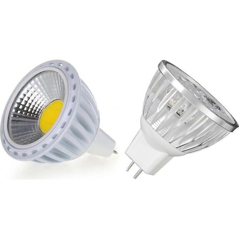 Lampe à réflecteur LED, 2 unités, culot GU5.3/MR16, 6W, 4W, 3200K, dimmable, pour une utilisation résidentielle, commerciale et d'entretien électrique.-AquaForge (1/4)