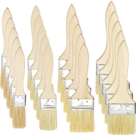 30 Pièces Pinceau Lasure Bois Exterieur 20/30/50/55mm (1/5)