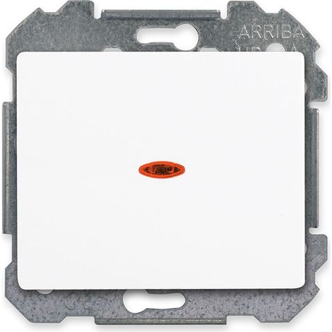 SIEMENS DELTA IRIS INTERRUPTEUR VA ET VIENT À VOYANT LUMINEUX BLANC SIE266689 (1/3)