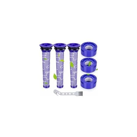 7 pré- et Filtre pour aspirateur de remplacement, Pour Dyson V8 Et V7 Filtre aspirateur Sans Fil Ensemble De Filtres (1/5)