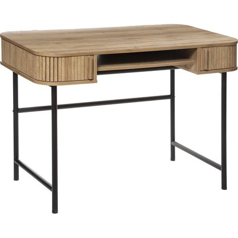 Escritorio de 2 puertas Colva - natural - Atmosphera créateur d'intérieur (1/6)