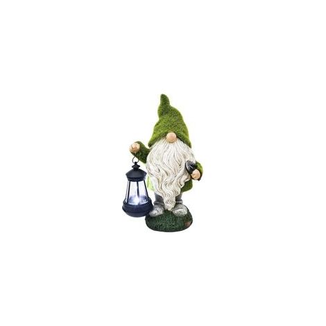 33cm Drôle Nain Statue de Jardin Extérieur Ornements, Étanche Résine Figurine Nain de Jardin pour Cour Extérieure Décoration (1/5)