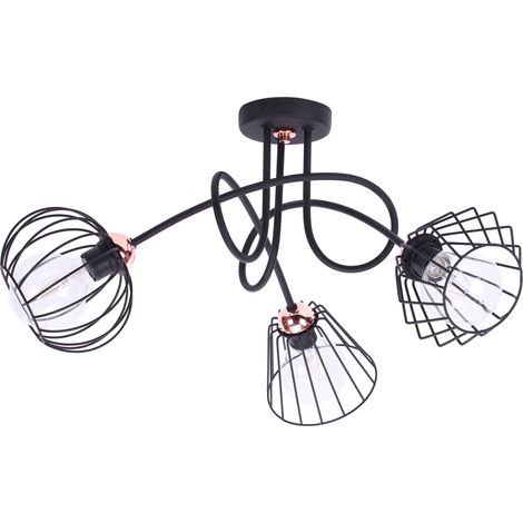 LAMPADA A SOSPENSIONE LOFT IN METALLO E27 LED