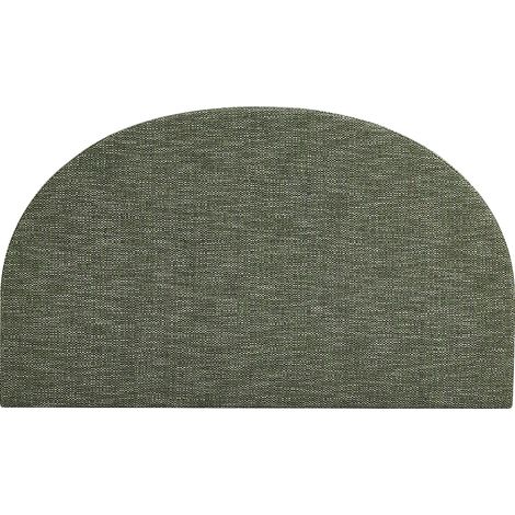 Testiera letto 180 cm - Tessuto testurizzato - Verde oliva - PANIOTI (1/5)