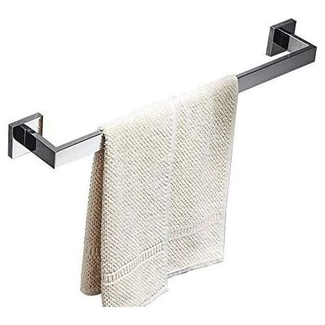 40 cm Porte Serviette, Moderne Chromé Porte-Serviettes Mural, Acier Inoxydable, Accessoire Salle de Bains (1/5)