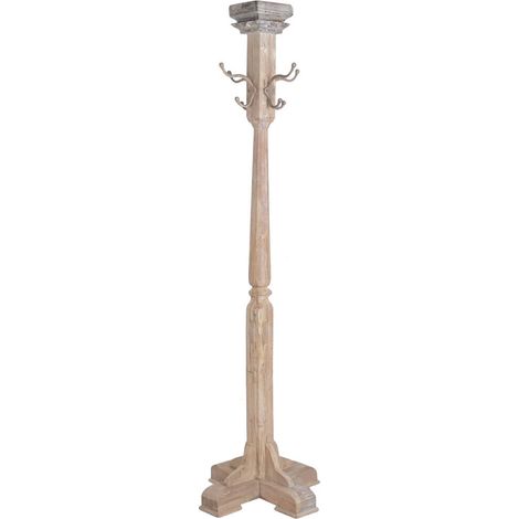 Perchero Teca Metal 56X56X208 /224 Columna Antigua (1/5)