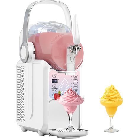 Machine à glace italienne 2,6 L – 6 programmes préréglés, fonction glace, texture crémeuse, embout spécial spirale (1/5)