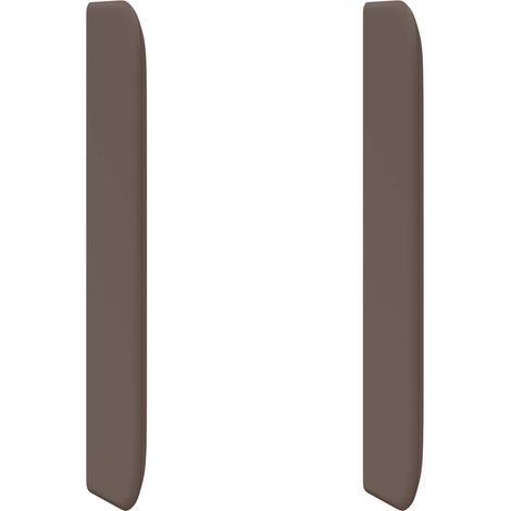 Kopfteil Ohr Braun 80 x 16 x 4 cm PVC vidaXL