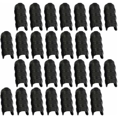Lot de 30 colliers de serrage de 32 mm pour serres, colliers de serrage pour tuyaux permettant de fixer des bâches, des films et des plantes dans les serres de jardin. (1/5)