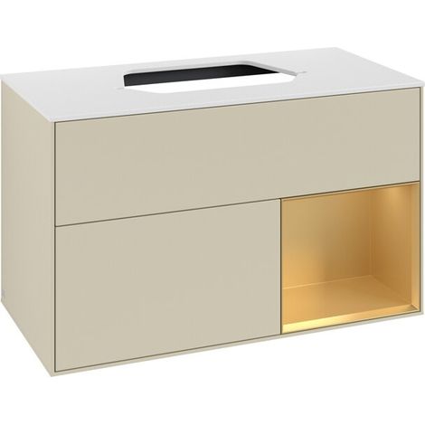 Villeroy & Boch F371HFHJ Meuble sous lavabo Finion F37 (1/2)