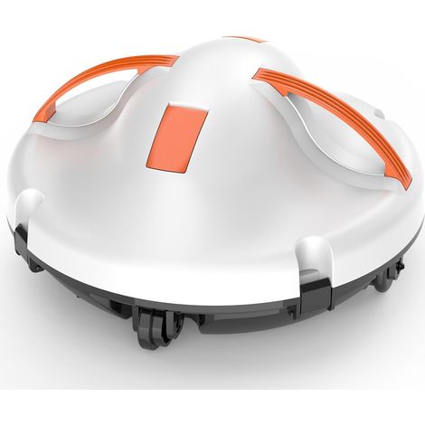 (2026) GAMPLAE Wireless Pool Robot, Powerful Double Motor Pool Vacuum Cleaner, 130 Minutes Cleaning, Self-Parking, Pool Robot Ideal for Above Ground Pools 102㎡ (1/5)