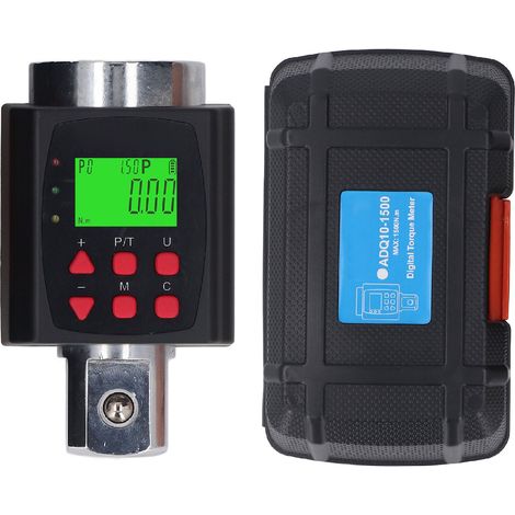 Adattatore di coppia digitale Odorkle da 1 pollice, 15-1500 Nm, convertitore di coppia elettronico ad alta precisione con schermo LCD retroilluminato, 10 modalità preimpostate.