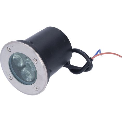 Luminaire encastré étanche à lumière chaude, en acier inoxydable, LED, pour espaces verts, places, parcs, sites pittoresques et allées, 24 V (1/5)