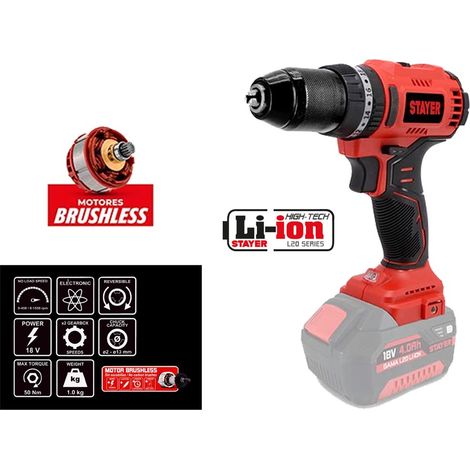 Stayer Martello Trapano 50 Nm Batteria 18V L20 PBL50P1.3059