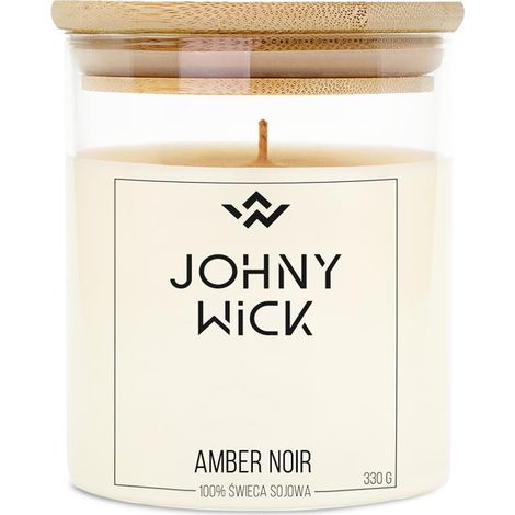 Duftkerze aus Sojawachs – Amber Noir 220 g