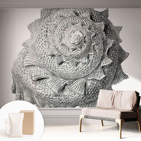 Papier peint intissé avec imprimé pour décoration intérieure pour rénovation a motif - Colle incluse gratuite L'art de la nature 312x219 cm (1/5)
