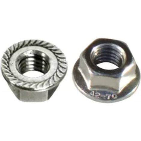 200 Ecrous à Embase Crantée M3 mm - DIN 6923 - ISO 4161 - NFE25-406 - Inox A2 - D-Work